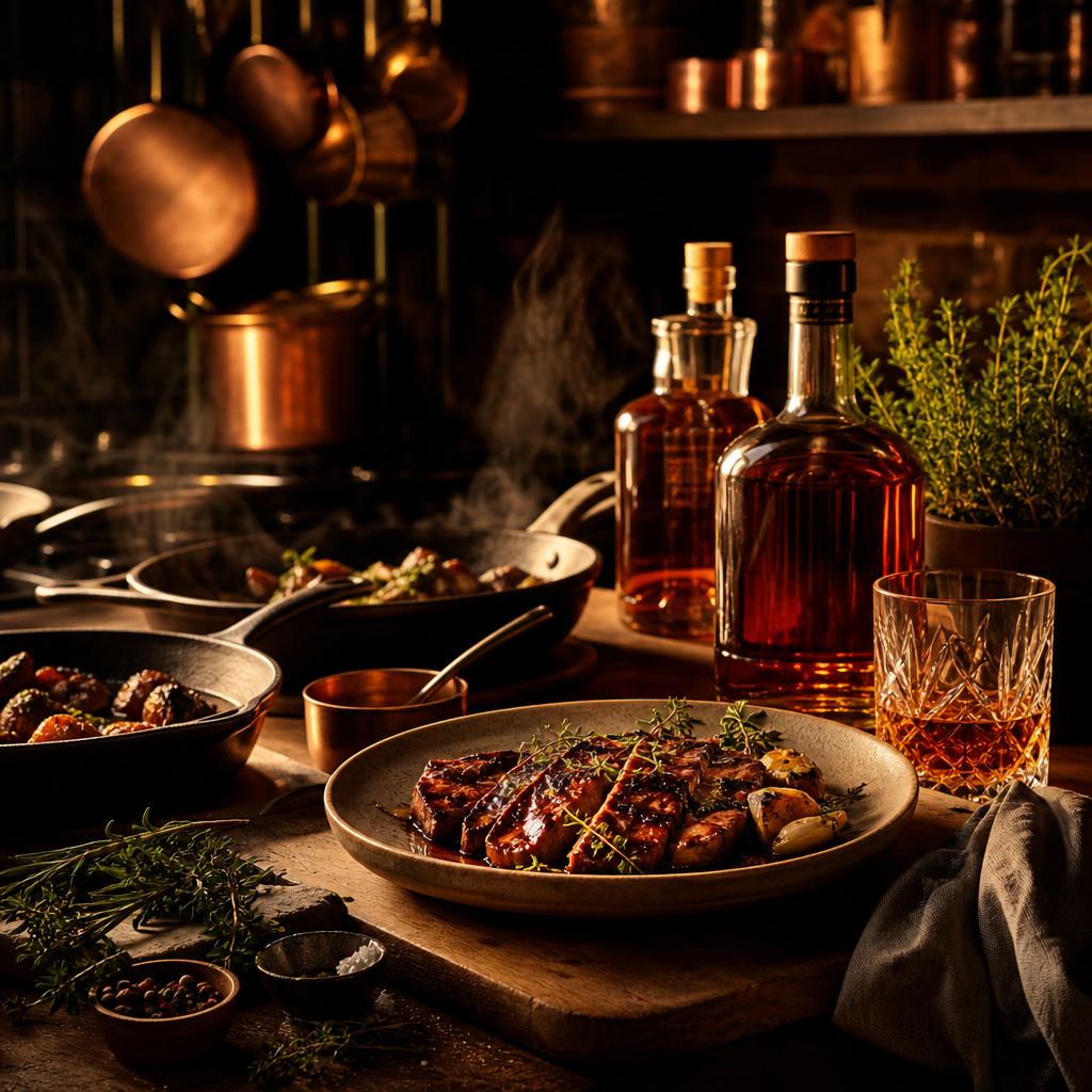 Boozy Bourbon Chefs kitchen